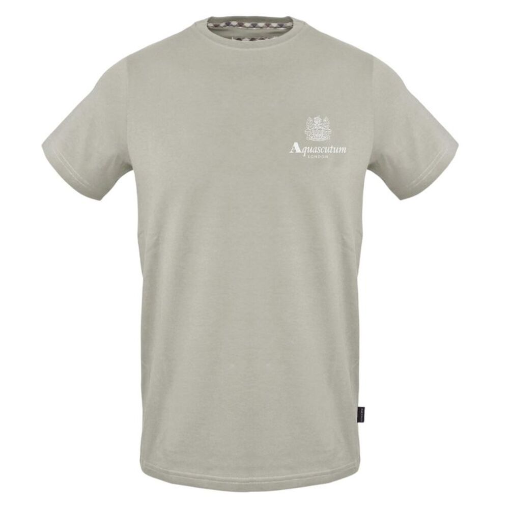 Aquascutum Mens Printed T-Shirt / Gray